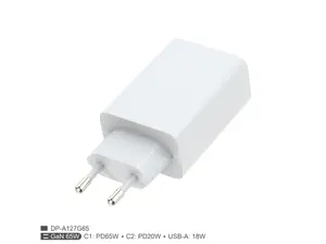 Fulmova GaN zidni punjač 65W sa USB-C kablom