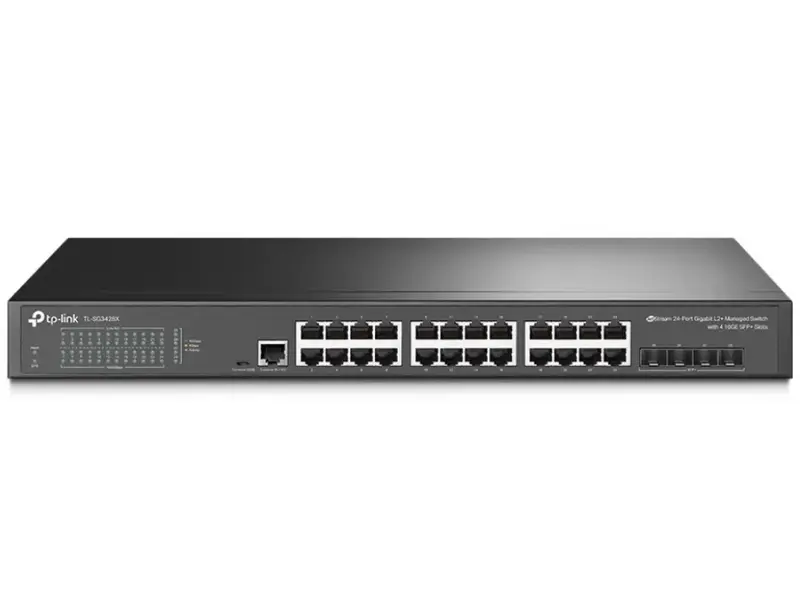 TP-Link TL-SG3428X JetStream 24-portni Gigabitni L2+ Switch sa 4 SFP+ slota