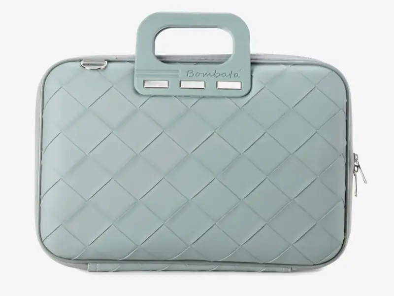 Bombata Intrecciato torba za laptop 16" - Svetloplava