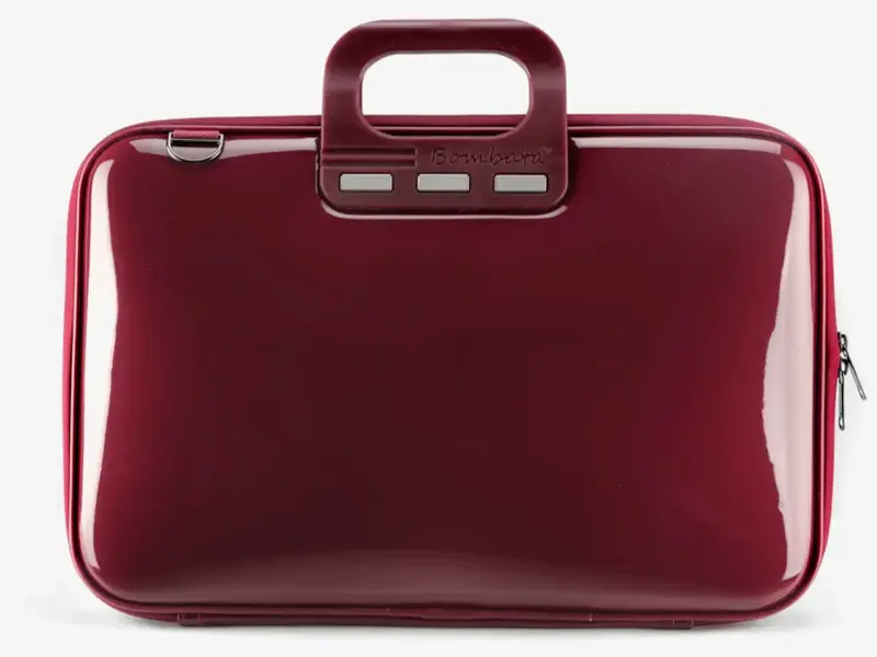 Bombata Vernice torba za laptop 15.6-16 inča - Borgogna Red
