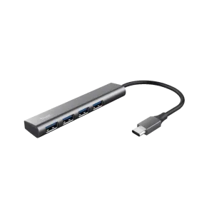 Trust Halyx USB-C Hub sa 4 USB 3.2 porta - Siva