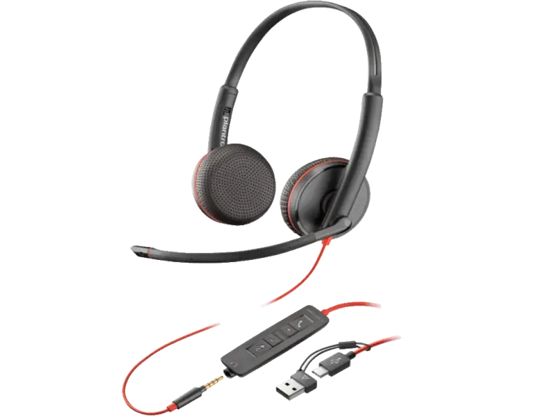 HP Poly Blackwire 3225 stereo slušalice sa USB-C i 3.5mm konekcijom