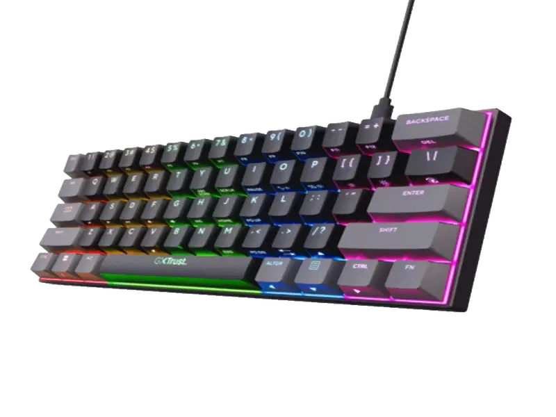 Trust GXT867 Acira 60% Mehanička Gejming Tastatura