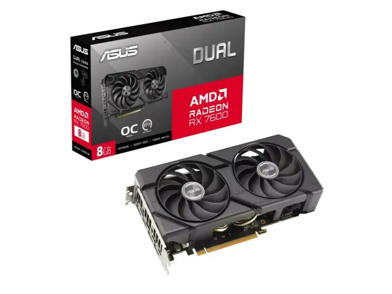 ASUS Dual Radeon RX 7600 8GB GDDR6 Grafička Kartica