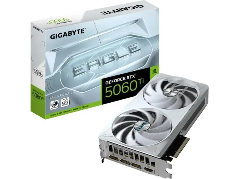 Gigabyte GeForce RTX 5060 Ti Eagle OC ICE 8GB GDDR7 Bela Grafička Kartica