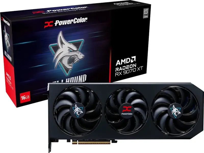PowerColor AMD Radeon RX 9070 XT Hellhound 16GB GDDR6 Grafička kartica