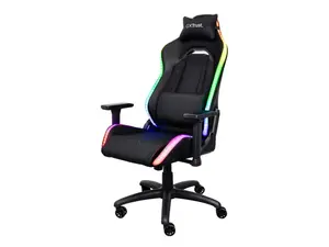 Trust GXT 719 Ruya RGB gejmerska stolica - Crna