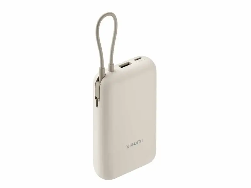 Xiaomi Power Bank 10000mAh sa integrisanim kablom bež
