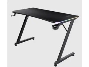 Trust GXT 709 Luminus RGB Gejmerski Sto - Crni