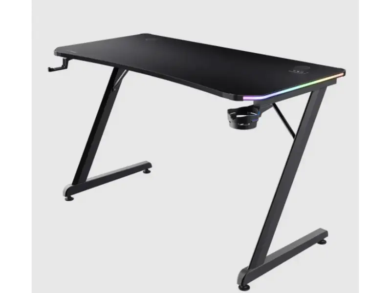 Trust GXT 709 Luminus RGB Gejmerski Sto - Crni