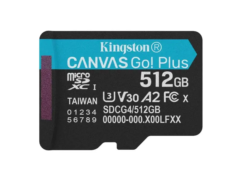 Kingston Canvas Go! Plus 512GB microSD memorijska kartica
