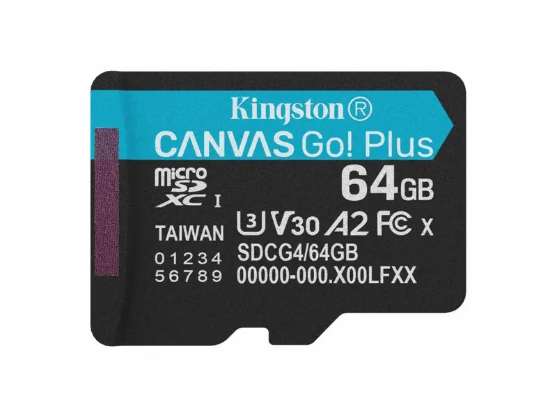 Kingston Canvas Go! Plus 64GB microSD memorijska kartica