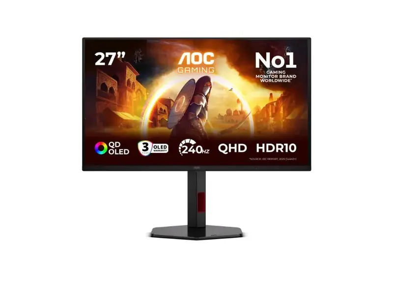 AOC Q27G4ZDR 27" OLED QHD Gaming Monitor 240Hz