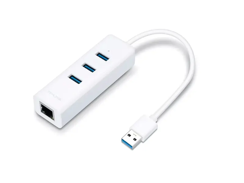 TP-Link UE330 USB 3.0 na Gigabit Ethernet adapter sa 3 porta hub